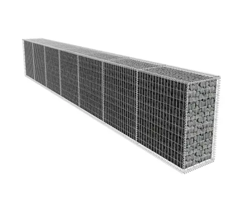 Gabions Ar Vāku, Cinkots Tērauds, 600X50X100 Cm   Vidaxl