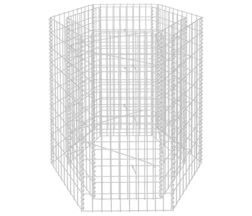 Gabions, Augstā Puķu Kaste, 100X90X100 Cm, Sešstūrveida Vidaxl