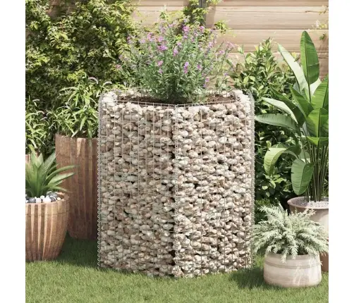 Gabions, Augstā Puķu Kaste, 100X90X100 Cm, Sešstūrveida Vidaxl