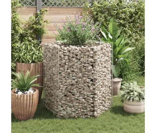 Gabions, Augstā Puķu Kaste, 100X90X100 Cm, Sešstūrveida Vidaxl