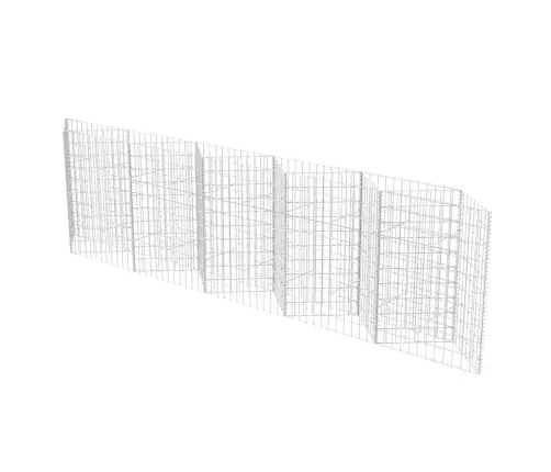 Gabions, Cinkots Tērauds, 300X30X100 Cm Vidaxl