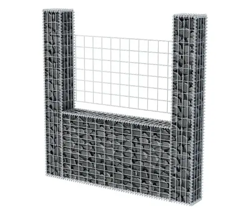 Gabiono Krepšys, U Formos, 160X20X150cm Cinkuotas Plienas