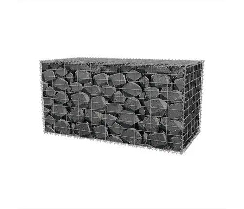 Gabions, Cinkots Tērauds, 100X50X50 Cm Vidaxl