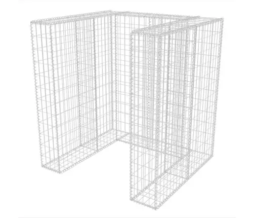 Gabions Atkritumu Konteineriem, Tērauds, 110X100X120 Cm  Vidaxl