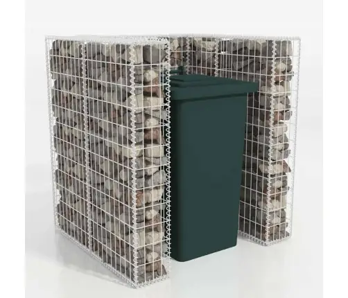 Gabions Atkritumu Konteineriem, Tērauds, 110X100X120 Cm  Vidaxl