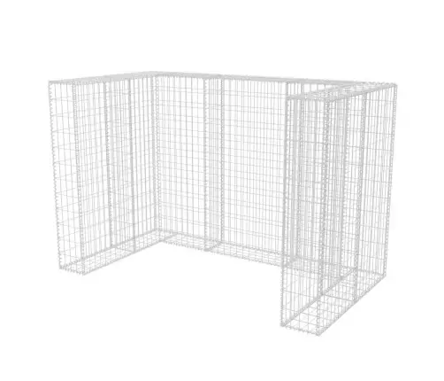 Gabions Atkritumu Konteineriem, Tērauds, 180X100X120 Cm  Vidaxl