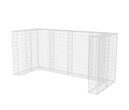 Gabions Atkritumu Konteineriem, Tērauds, 250X100X120 Cm  Vidaxl