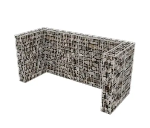 Gabions Atkritumu Konteineriem, Tērauds, 250X100X120 Cm  Vidaxl
