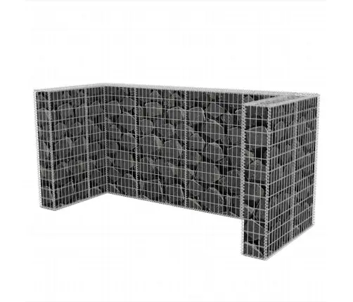 Gabions Atkritumu Konteineriem, Tērauds, 250X100X120 Cm  Vidaxl
