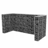 Gabions Atkritumu Konteineriem, Tērauds, 250X100X120 Cm  Vidaxl