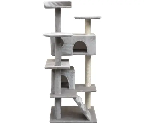 Draskyklė Katėms Su Stovais Iš Sizalio, 125 cm Pilka