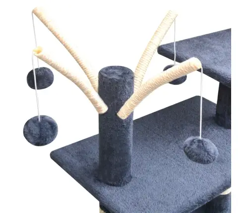 Sisalköitega Kraapimispuuga Kassimaja 125 Cm Tumesinine