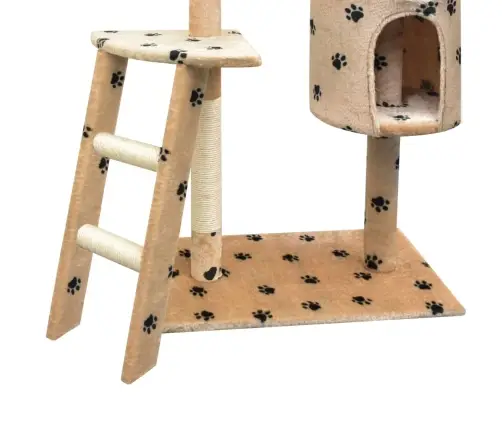 Draskyklė Katėms Su Stovu Iš Sizalio, 150cm Smėlio Sp. Pėdut.