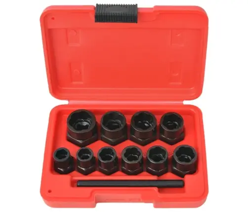 Varžtų Išsukėjų Rinkinys Varžtams Ir Movoms, Plienas, 11Vnt.