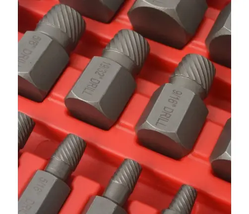 25 Daļu Daudzšķautņu Skrūvju Izvilcēja Komplekts, Tērauds Vidaxl