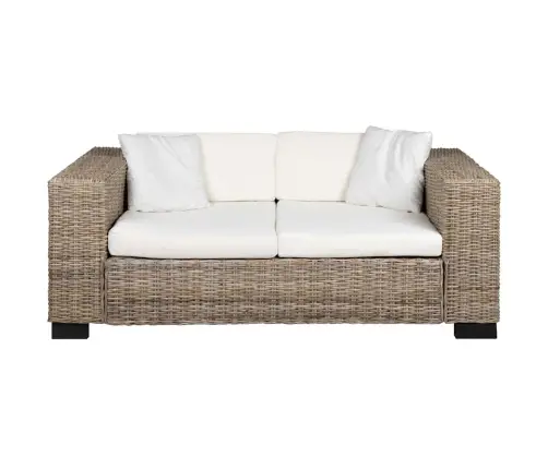 Divvietīgs Dīvāns, 7 Gab., Īsta Rotangpalma Vidaxl