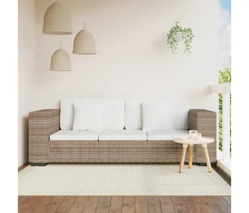 Trīsvietīgs Dīvāns, 8 Gab., Īsta Rotangpalma Vidaxl