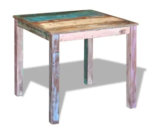 Valgomojo Stalas, Perdirbtos Medienos Masyvas, 80X82X76Cm