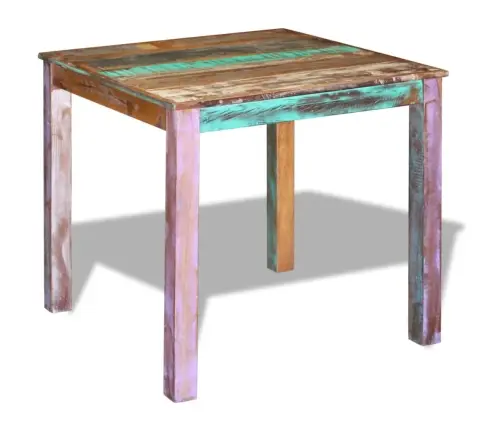 Valgomojo Stalas, Perdirbtos Medienos Masyvas, 80X82X76Cm