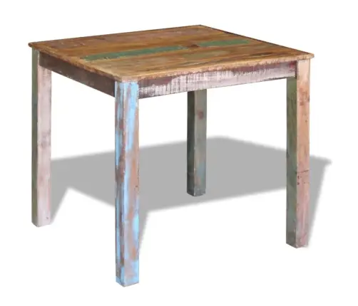 Valgomojo Stalas, Perdirbtos Medienos Masyvas, 80X82X76Cm