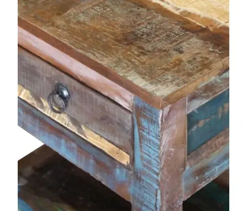 Galdiņš Ar Atvilktni, Pārstrādāts Masīvkoks, 43X33X51 Cm Vidaxl Galdiņš Ar Atvilktni, Pārstrādāts Masīvkoks, 43X33X51 Cm Vidaxl