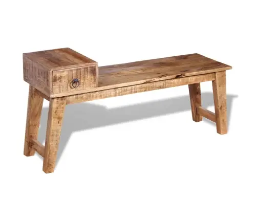 Sols Ar Atvilktni, Mango Masīvkoks, 120X36X60 Cm Vidaxl