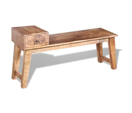 Sols Ar Atvilktni, Mango Masīvkoks, 120X36X60 Cm Vidaxl