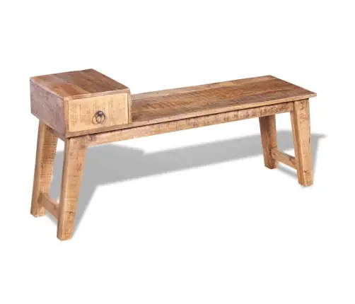 Sols Ar Atvilktni, Mango Masīvkoks, 120X36X60 Cm Vidaxl