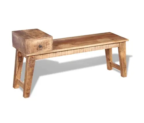 Sols Ar Atvilktni, Mango Masīvkoks, 120X36X60 Cm Vidaxl