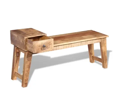 Sols Ar Atvilktni, Mango Masīvkoks, 120X36X60 Cm Vidaxl