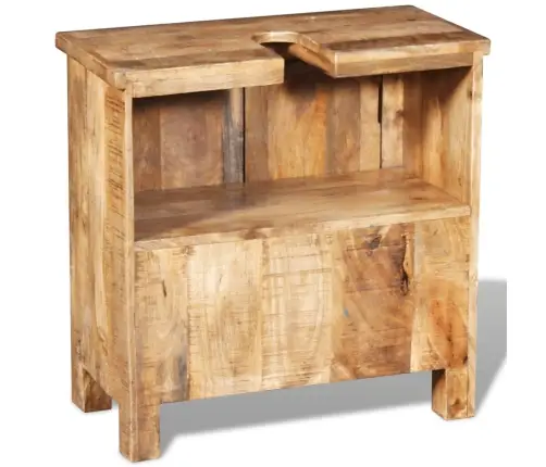 Vannas Istabas Izlietnes Skapis Ar Spoguli Un 2 Sānu Skapjiem Vidaxl