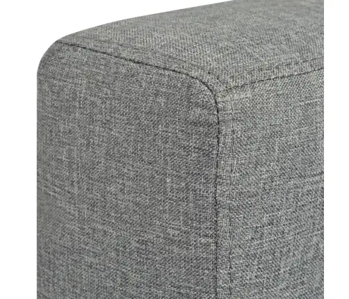 Atpūtas Krēsls, Gaiši Pelēks Audums Vidaxl