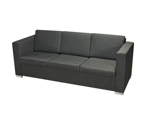 Vidaxli 3-Kohaline Tumehalli Kangaga Diivan