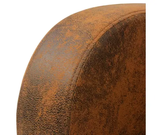 Atpūtas Krēsls, Brūna Mākslīgā Zamšāda Vidaxl