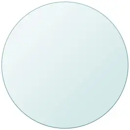 Rūdīta Stikla Galda Virsma, 800 Mm, Apaļa   Vidaxl