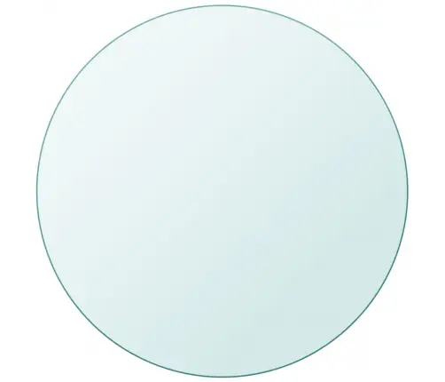 Rūdīta Stikla Galda Virsma, 800 Mm, Apaļa   Vidaxl