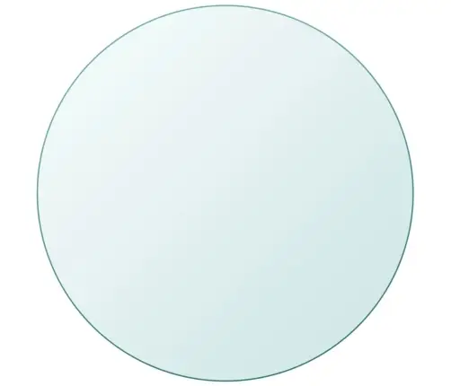 Galda Virsma, 900 Mm, Apaļa, Rūdīts Stikls Vidaxl