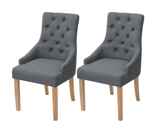 Söögitoolid 2 Tk, Tumehall, Kangas