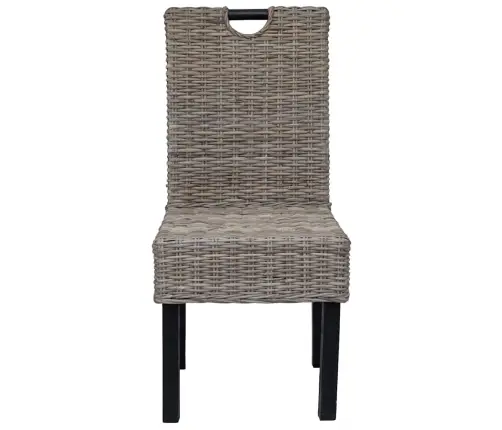 Valgomojo Kėdės, 2 Vnt., Kubu Ratanas, Mango Mediena