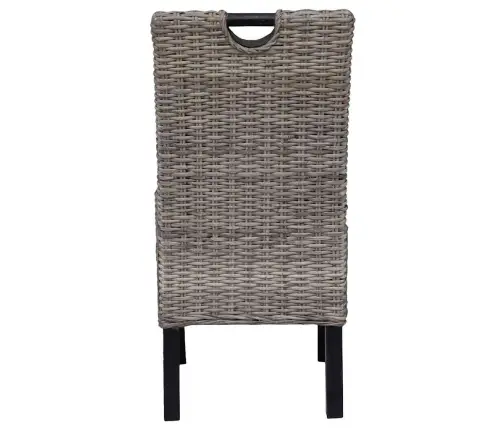 Valgomojo Kėdės, 2 Vnt., Kubu Ratanas, Mango Mediena