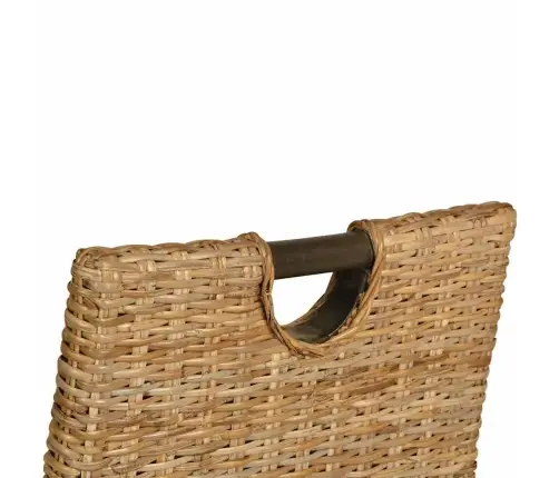 Valgomojo Kėdės, 2 Vnt., Kubu Ratanas, Mango Mediena