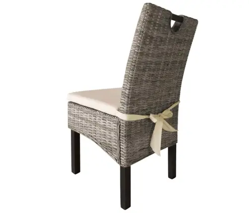 Virtuves Krēsli, 2 Gab., Kubu Rotangpalma, Mango Koks Vidaxl