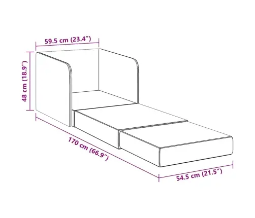 Izvelkams Krēsls, Tumši Pelēks Audums Vidaxl