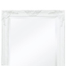 Baroka Stila Sienas Spogulis, 100X50 Cm, Balts Vidaxl