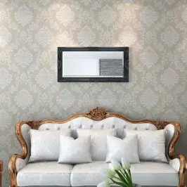 Sienas Spogulis, 100X50 Cm, Baroka Stils, Melns Vidaxl Sienas Spogulis, 100X50 Cm, Baroka Stils, Melns Vidaxl