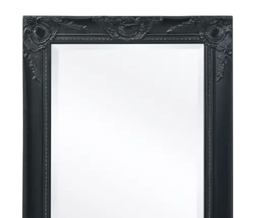 Barokkstiilis Seinapeegel 100X50 Cm Must