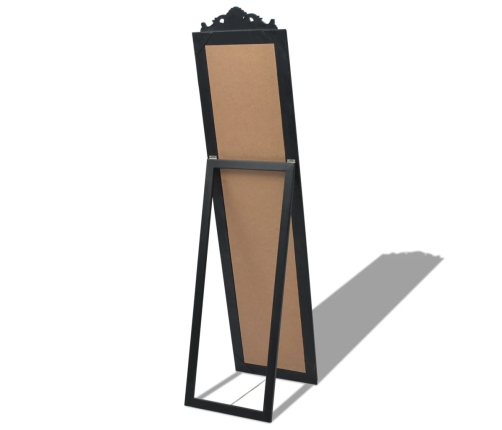 Pastatomas Veidrodis, Barokinio Stiliaus, 160X40 cm Juodas