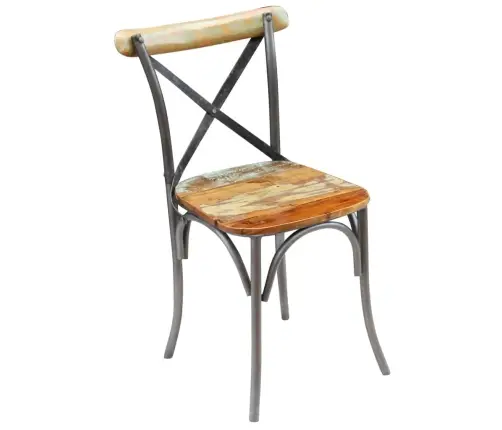 Söögitoolid 2 Tk Taastatud Puit