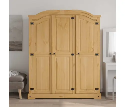 Drabužių Spinta, Meksikinė Pušis, Corona Serija, 3 Durų