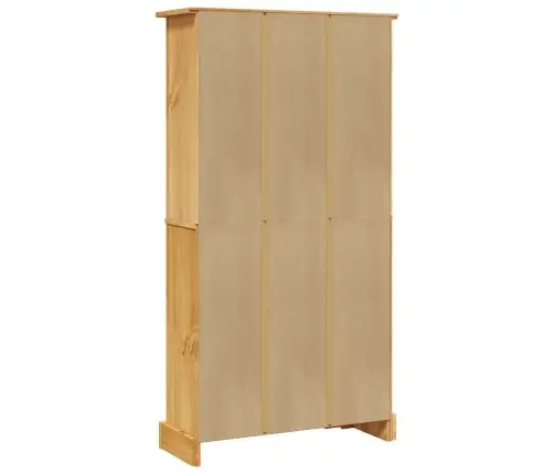 Grāmatu Skapis, Meksikas Corona Stila Priedes Koks, 80X29X150Cm Vidaxl